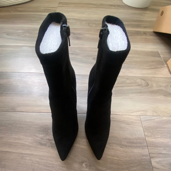 Suede Sock Bootie Black 37 New - Picture 6 of 9